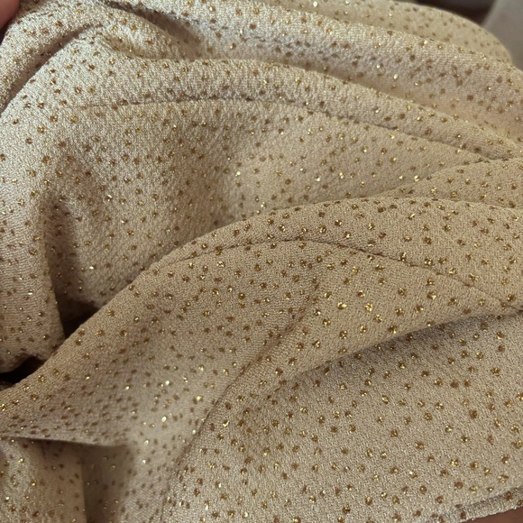 Vintage Y2K Hyphen Glamorous Gold Halter Maxi Formal Evening Dress-Size M - Picture 16 of 16